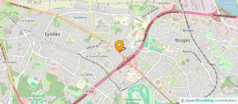 localisation de l'entreprise STS ELECTRICITE  EYSINES