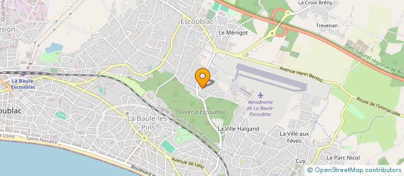 localisation de l'entreprise STS LOIRE  LA BAULE-ESCOUBLAC