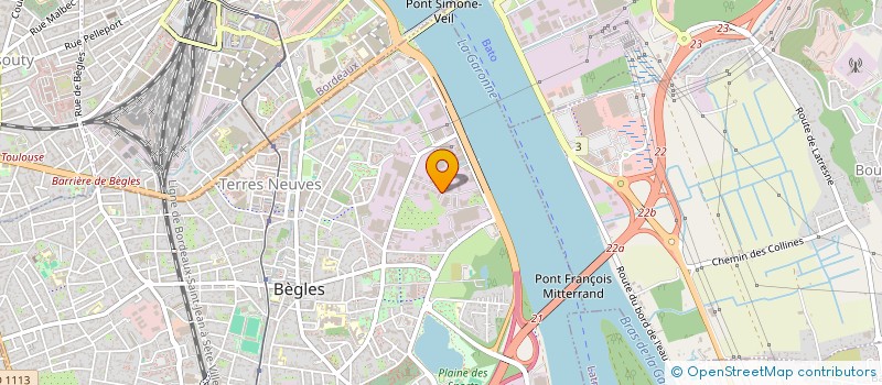 localisation de l'entreprise STS PREVENTION à BEGLES