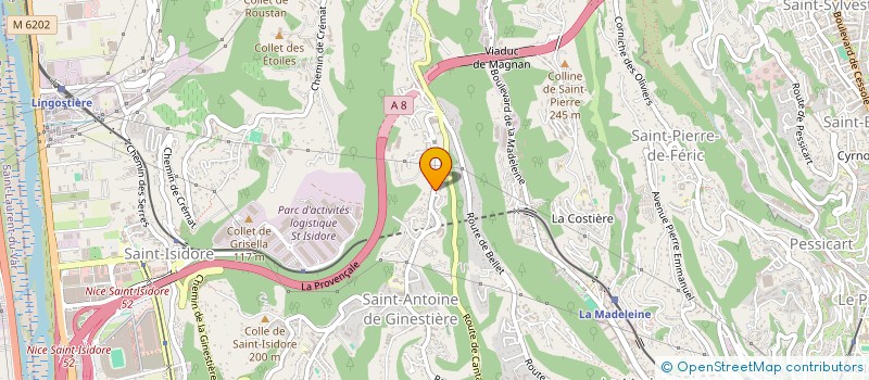 localisation de l'entreprise STS PRO à NICE
