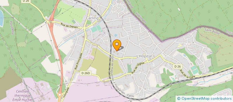 localisation de l'entreprise STS PROCESSING  L'HOPITAL