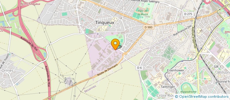 localisation de l'entreprise STS PUISAYE à TINQUEUX