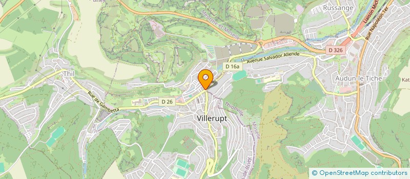 localisation de l'entreprise STS SCHNEIDER LAUNOY  VILLERUPT