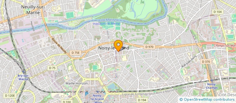 localisation de l'entreprise STS VTC  NOISY-LE-GRAND