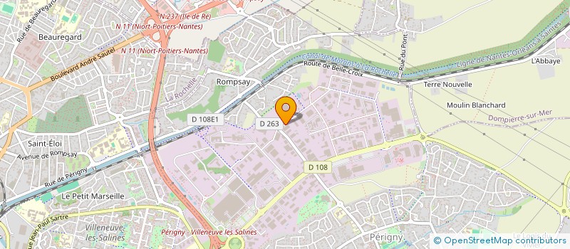 localisation de l'entreprise STS3 SARL à PERIGNY