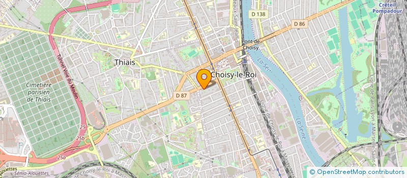 localisation de l'entreprise STSE  CHOISY-LE-ROI