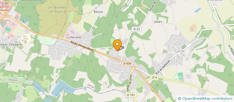 localisation de l'entreprise STSN  GARAT