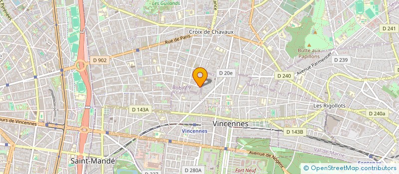localisation de l'entreprise STT à MONTREUIL