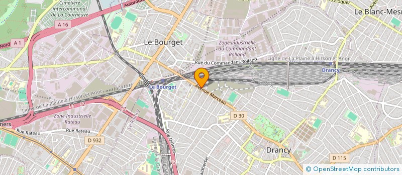 localisation de l'entreprise STT à DRANCY