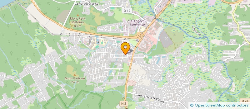 localisation de l'entreprise STT BTP à MATOURY