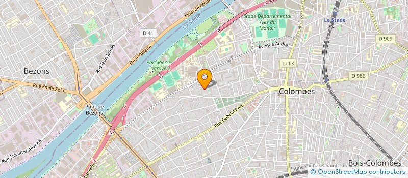 localisation de l'entreprise STT DRIVE à COLOMBES