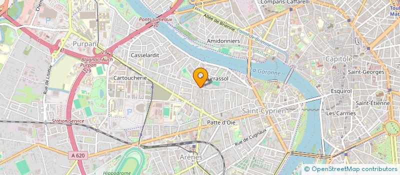 localisation de l'entreprise STT ETANCHEITE à TOULOUSE
