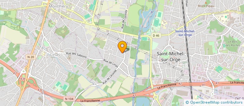 localisation de l'entreprise STTB GROUPE à LONGPONT-SUR-ORGE
