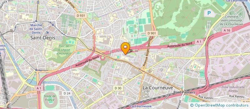 localisation de l'entreprise STTN à SAINT-DENIS