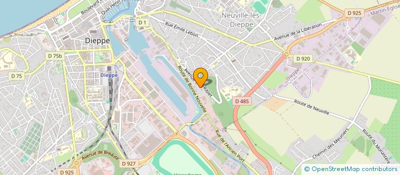 localisation de l'entreprise STTP 76  DIEPPE