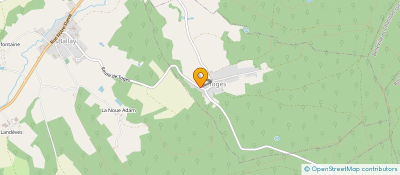 localisation de l'entreprise STTP DE LA BAR  QUATRE-CHAMPS