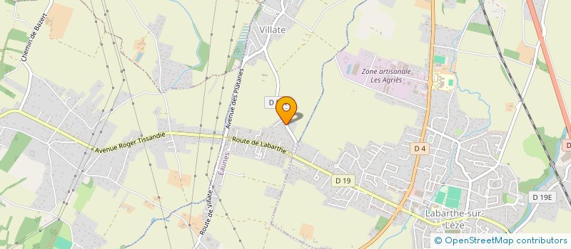 localisation de l'entreprise STTR TELECOM  VILLATE