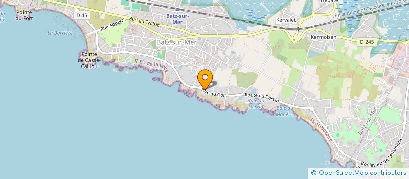 localisation de l'entreprise STUART-CHRISTELLE  BATZ-SUR-MER