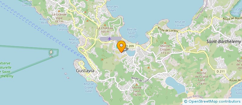 localisation de l'entreprise STUART CORPORATION à SAINT BARTHELEMY