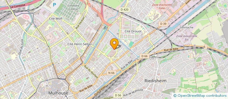 localisation de l'entreprise STUBBORN  MULHOUSE