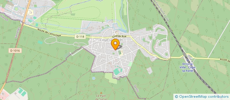 localisation de l'entreprise STUBBORN TREES ASSO  COYE-LA-FORET