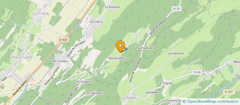 localisation de l'entreprise STUCK INA SYSTEM  VILLARD-LEGER