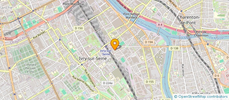 localisation de l'entreprise STUD'ACT  IVRY-SUR-SEINE