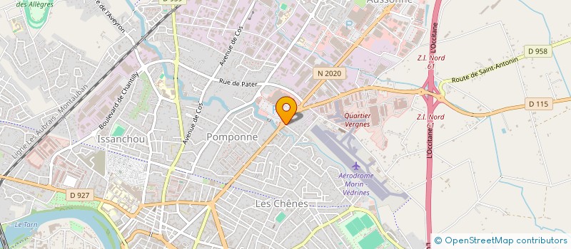 localisation de l'entreprise STUD' COIFFURE  MONTAUBAN