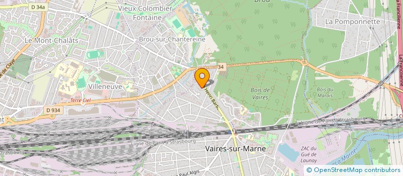 localisation de l'entreprise STUD EST  VAIRES-SUR-MARNE