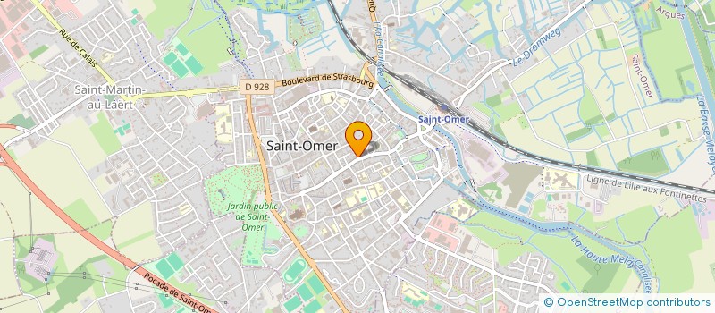 localisation de l'entreprise STUD'HOME  SAINT-OMER