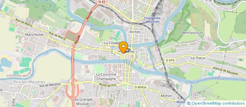 localisation de l'entreprise STUD'IMA SERVICE à CHARLEVILLE-MEZIERES