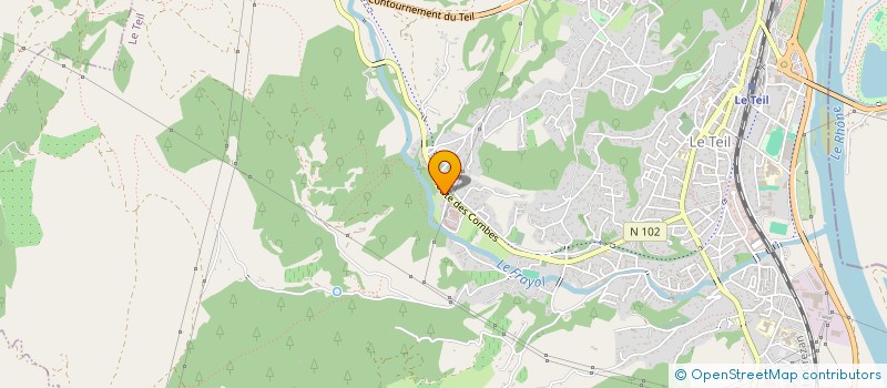 localisation de l'entreprise STUD'YMO  LE TEIL