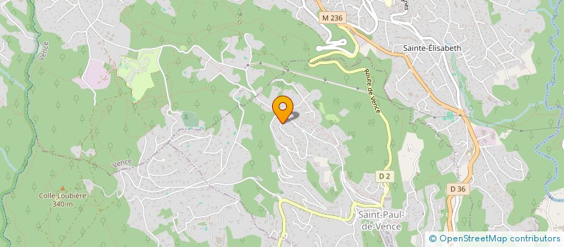 localisation de l'entreprise STUDARC 3 à SAINT-PAUL-DE-VENCE
