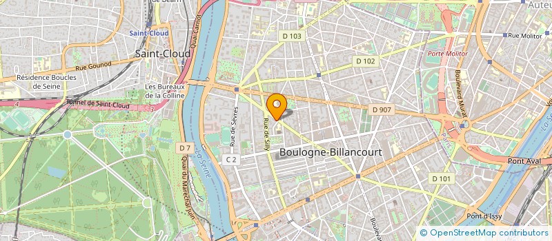 localisation de l'entreprise STUDARC à BOULOGNE-BILLANCOURT