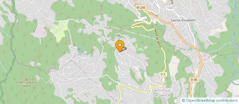 localisation de l'entreprise STUDARC à SAINT-PAUL-DE-VENCE