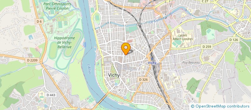 localisation de l'entreprise STUDB à VICHY