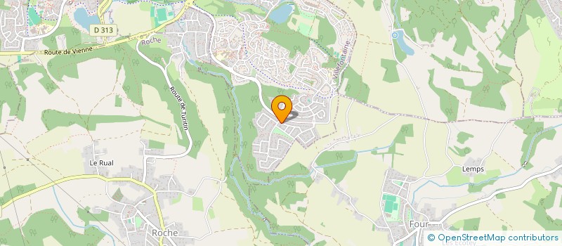 localisation de l'entreprise STUDBOX  VILLEFONTAINE