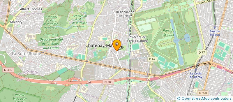 localisation de l'entreprise STUDCHATENAY  CHATENAY-MALABRY