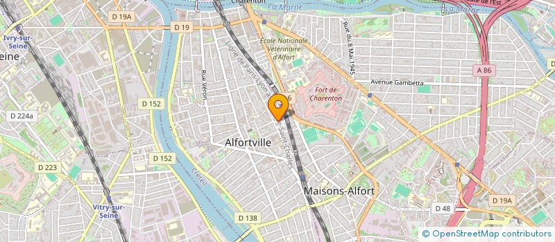 localisation de l'entreprise STUDEBIM à ALFORTVILLE