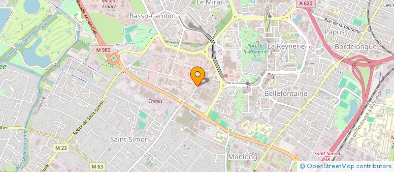 localisation de l'entreprise STUDELEC à TOULOUSE