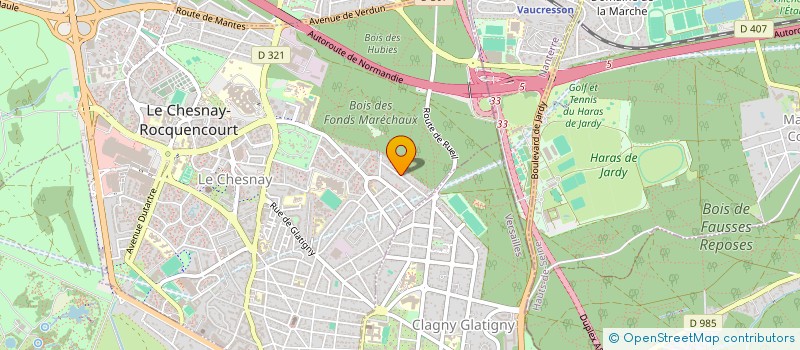 localisation de l'entreprise STUDENCIA  LE CHESNAY-ROCQUENCOURT