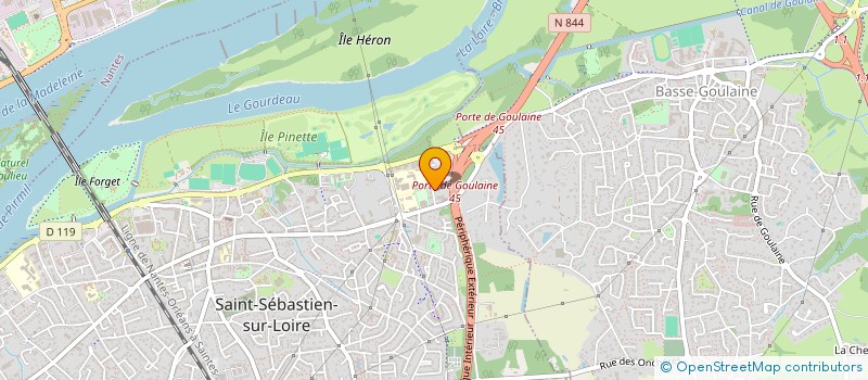 localisation de l'entreprise STUDENT  SAINT-SEBASTIEN-SUR-LOIRE