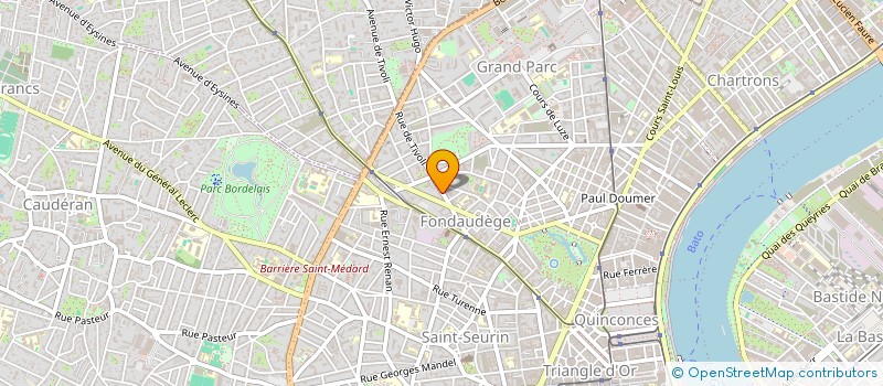 localisation de l'entreprise STUDENT FACILITIES à BORDEAUX