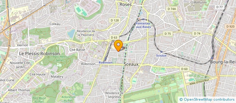localisation de l'entreprise STUDENT SPACE EXPLOR & TECHNO INITIATIVE à SCEAUX