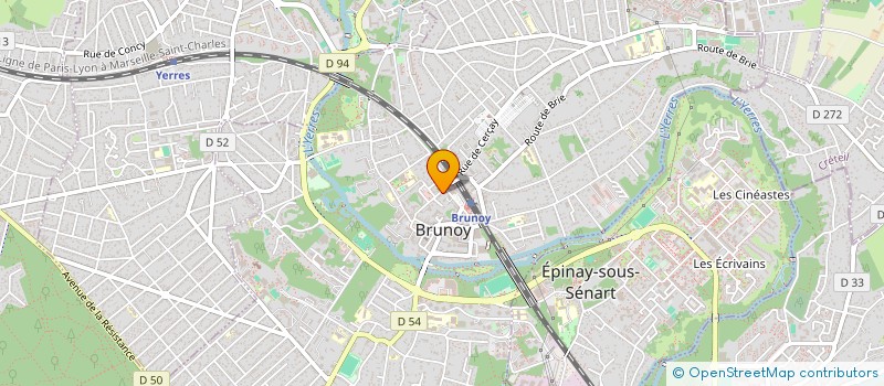 localisation de l'entreprise STUDENT TRAVEL SCHOOLS à BRUNOY
