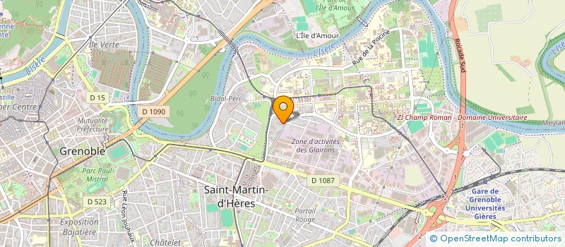 localisation de l'entreprise STUDENTS INITIATIVE FOR MULTIVISION OF BERLIOZ (SIMBIOZ) à SAINT-MARTIN-D'HERES