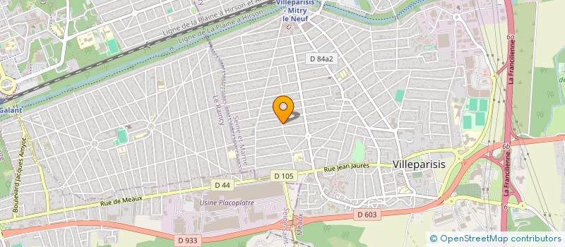 localisation de l'entreprise STUDERAIDE  VILLEPARISIS