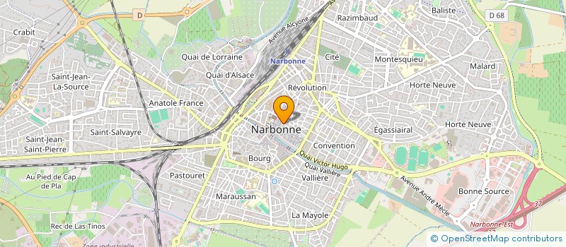 localisation de l'entreprise STUDETTE NARBONNE  NARBONNE