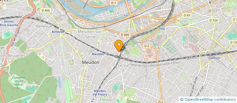 localisation de l'entreprise STUDEXE PROCEDE ELCO à MEUDON