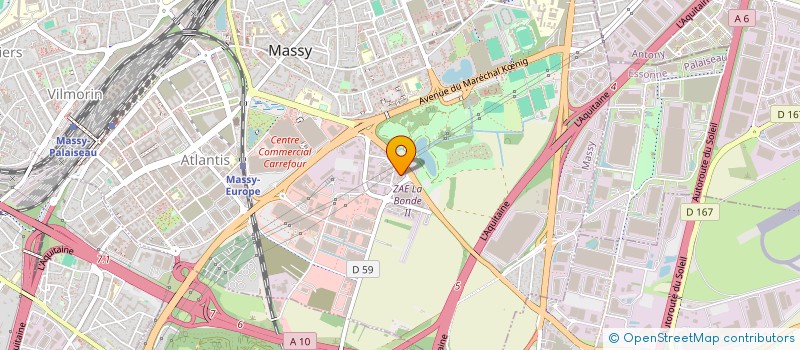 localisation de l'entreprise STUDI'HOME à MASSY